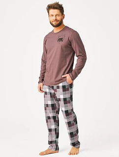 Pyžamo Key MNS 620 B26 dlouhé rukávy 3XL–4XL