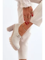 Dámské lodičky na vysokém podpatku světle béžové Tauina Dámské lodičky na vysokém podpatku světle béžové Tauina