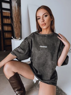 Dámské tričko CLASSICAL graphite FashionStreet RY2632