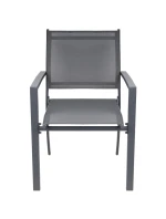 ZAHRADNÍ ŽIDLE 57X57X88CM TEXTLINE KPL.2KS