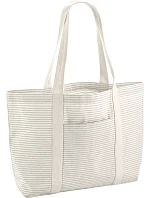 Westford Mill W 255 Nákupní taška pruhovaná z bio bavlny 50.0255 grey stripe
