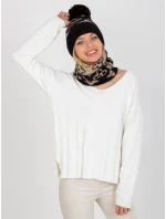 Dámská čepice AT CZ CM 317 černá a béžová Dámská čepice AT CZ CM 317 černá a béžová