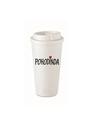 POHODINDA - bílý termohrnek 475 ml POHODINDA - bílý termohrnek 475 ml