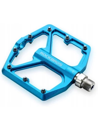 Cyklistické platformové pedály Rockbros modré