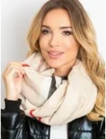 Dámský šátek AT CH 1719501.29P světle béžový Dámský šátek AT CH 1719501.29P světle béžový