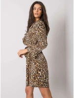 Šaty DHJ SK 13891B 2.72P černá a béžová