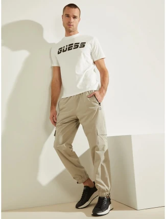 Pánské tričko Jake U1BA10J1311 - G018 - Bílá - Guess