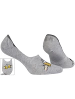 Pánské vzorované ponožky se silikonem