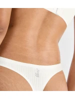 Dámská tanga  ZERO Feel Pure String - WHITE - bílé 00GZ - SLOGGI