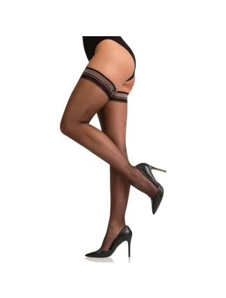 Samodržící punčocháče HOLD UP SEXY 15 DEN - BELLINDA - černá Samodržící punčocháče HOLD UP SEXY 15 DEN - BELLINDA - černá