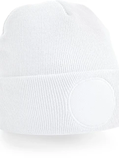 Beechfield B 446 Čepice s kruhovou nášivkou 53.0446 white