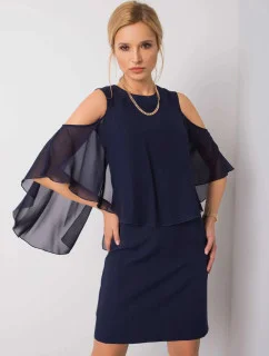 Tmavě modré společenské šaty 12301 - Gemini