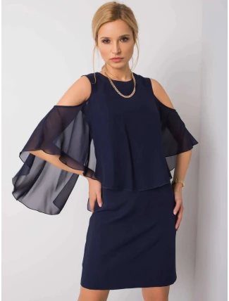 Tmavě modré společenské šaty 12301 - Gemini