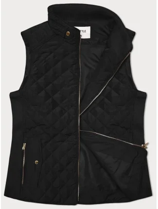 Černá dámská vesta s pružnými vsadkami J Style (11Z8152) Černá dámská vesta s pružnými vsadkami J Style (11Z8152)
