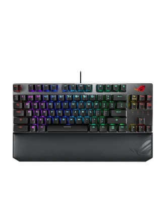 ASUS ROG Strix Scope NX TKL Deluxe Herní klávesnice USB Německá černá, šedá