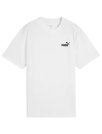 Dětské tričko Puma ESS Small No.1 Logo Relaxed Tee bílé 684920 02