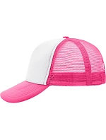 Daiber MB 70 5 panelová polyesterová síťovaná kšiltovka 03.0070 white/neon pink Daiber MB 70 5 panelová polyesterová síťovaná kšiltovka 03.0070 white/neon pink