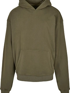 Build your Brand BY 162 Mikina s kapucí z těžké bavlny "Ultra Heavy" 56.0162 olive