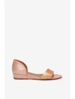 Kožené sandály Maciejka 01971-72 růžové zlato