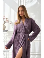 L&L 2558 Celeste dlouhý dámský župan M-2XL