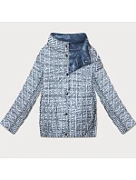 Lehce zateplená oboustranná bunda do boků Goodlookin blue (P21-7213/7212-30S)