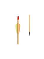 Terč Dřevěné 30" šípy Poe Lang - sada 5 kusů