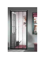 LAMELOVÁ MOSKYTIÉRA 100X220 POLYESTER+PÁSEK NA SUCHÝ ZIP