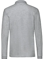 Fruit of the Loom Premium Polo LSL Piqué polo s dlouhým rukávem 16.3310 athletic heather Fruit of the Loom Premium Polo LSL Piqué polo s dlouhým rukávem 16.3310 athletic heather