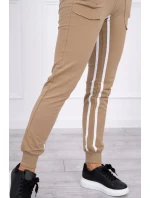 Sada s dvojitými pruhy camel