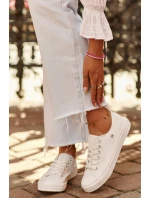 Klasické Dámské Tenisky Big Star NN274285 Bílé