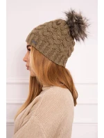 Fleecová čepice Daria K217 light khaki Fleecová čepice Daria K217 light khaki