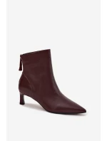 Boty na podpatku  model 219120 Step in style