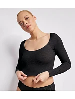 SLOGGI ZERO FEEL BLISS – krajkový crop top s dlouhým rukávem, pocit druhé kůže Sloggi
