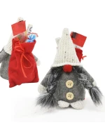 Dekorativní marshmallow s dárkovým sáčkem 15CM tmavě šedé dětské