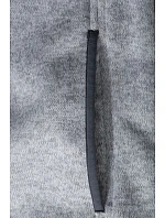 Daiber JN 589 Pánská pletená fleecová bunda s kapucí 02.0589 light melange/carbon Daiber JN 589 Pánská pletená fleecová bunda s kapucí 02.0589 light melange/carbon