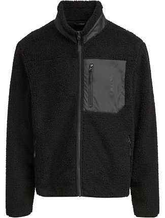 Build your Brand BY 406 Unisex fleecová bunda "Bonded Sherpa" 56.0406 black Build your Brand BY 406 Unisex fleecová bunda "Bonded Sherpa" 56.0406 black