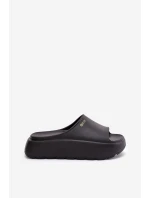 Dámské Pěnové Pantofle Na Platformě Big Star RR274A567 Černé