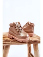 Dětské boty traper Zlate růžove Dexter