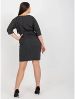 Dámské šaty LK SK 507724 tmavě šedé