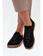 Dámské semišové tenisky Big Star HI-POLY SYSTEM – černé