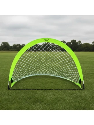 Fotbalová tréninková branka - neonově zelená (M) 120x80x80 cm