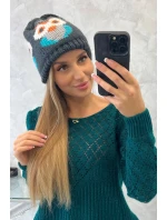 Dámská čepice Ofelia K349 graphite Dámská čepice Ofelia K349 graphite