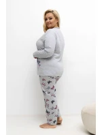 Pohodlná pyžama pro plnoštíhlé model 221199 Forever Pink