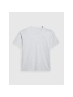 Oversize hladké unisex tričko 4F 4FWSS25TTSHU1972-27M