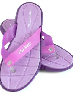 Dámské žabky Aqua-Speed Bali purple 09 479