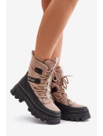 Dámské Sněhule Na Zip Lee Cooper LCJ-24-47-3143 Béžové Dámské Sněhule Na Zip Lee Cooper LCJ-24-47-3143 Béžové