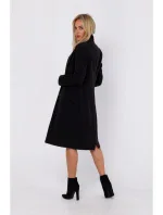 M758 Kabát na knoflíky - černý M758 Kabát na knoflíky - černý