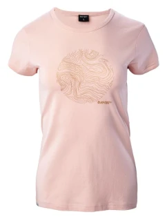 Dámské tričko Akuja Lososová s potiskem - Hi-Tec