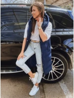 Dámská prošívaná vesta ELLA navy blue FashionStreet TY3034