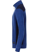 Daiber JN 864 Pánská pracovní fleece bunda 1/2 zip - Strong 02.0864 royal melange/navy Daiber JN 864 Pánská pracovní fleece bunda 1/2 zip - Strong 02.0864 royal melange/navy